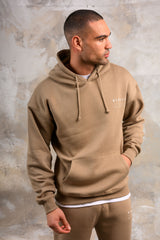 FENTON HOODY TEE & SHORT SET - STONE