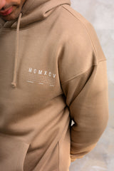 FENTON HOODY TEE & SHORT SET - STONE