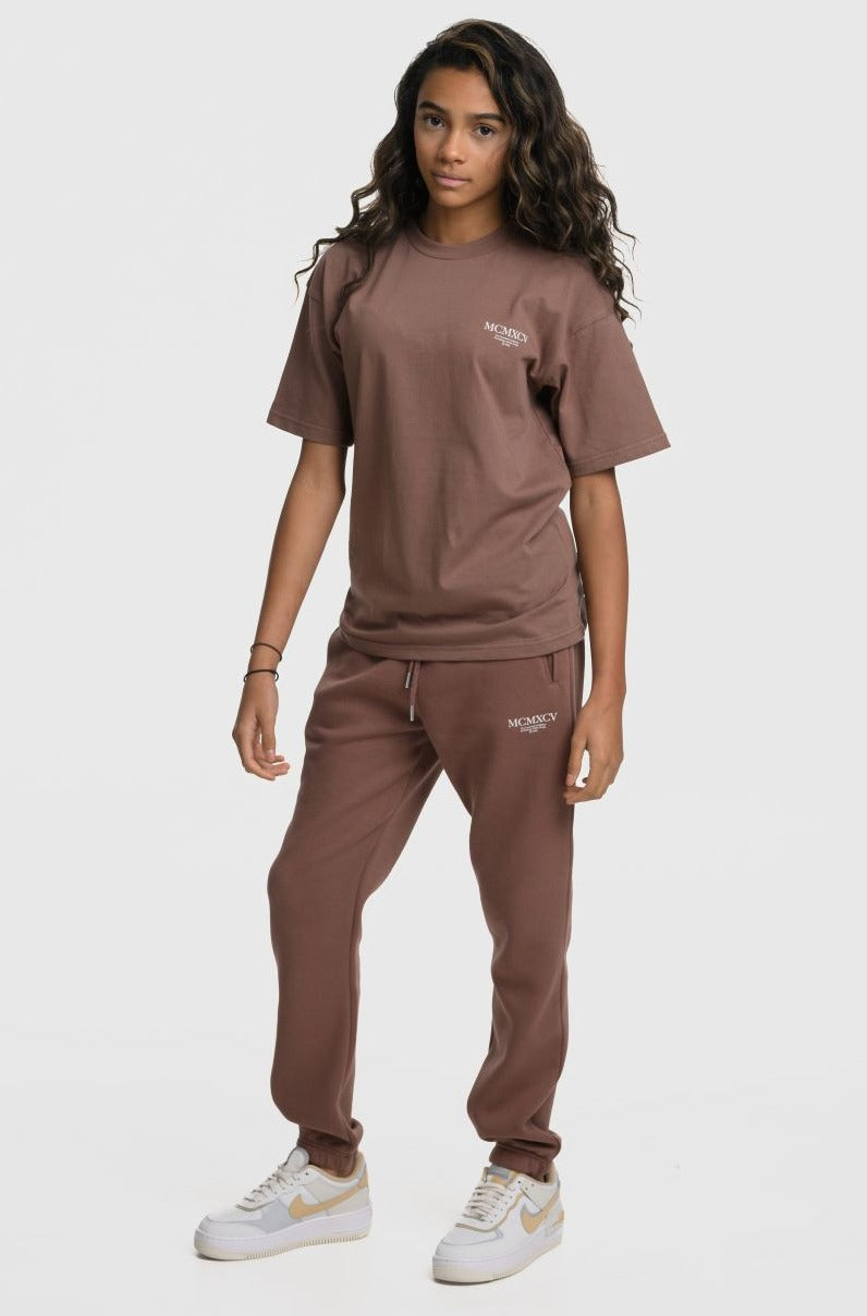 Bundle Pack - Beck & Hersey GLACIER Girls Tracksuit & T-Shirt Set - Cappuccino