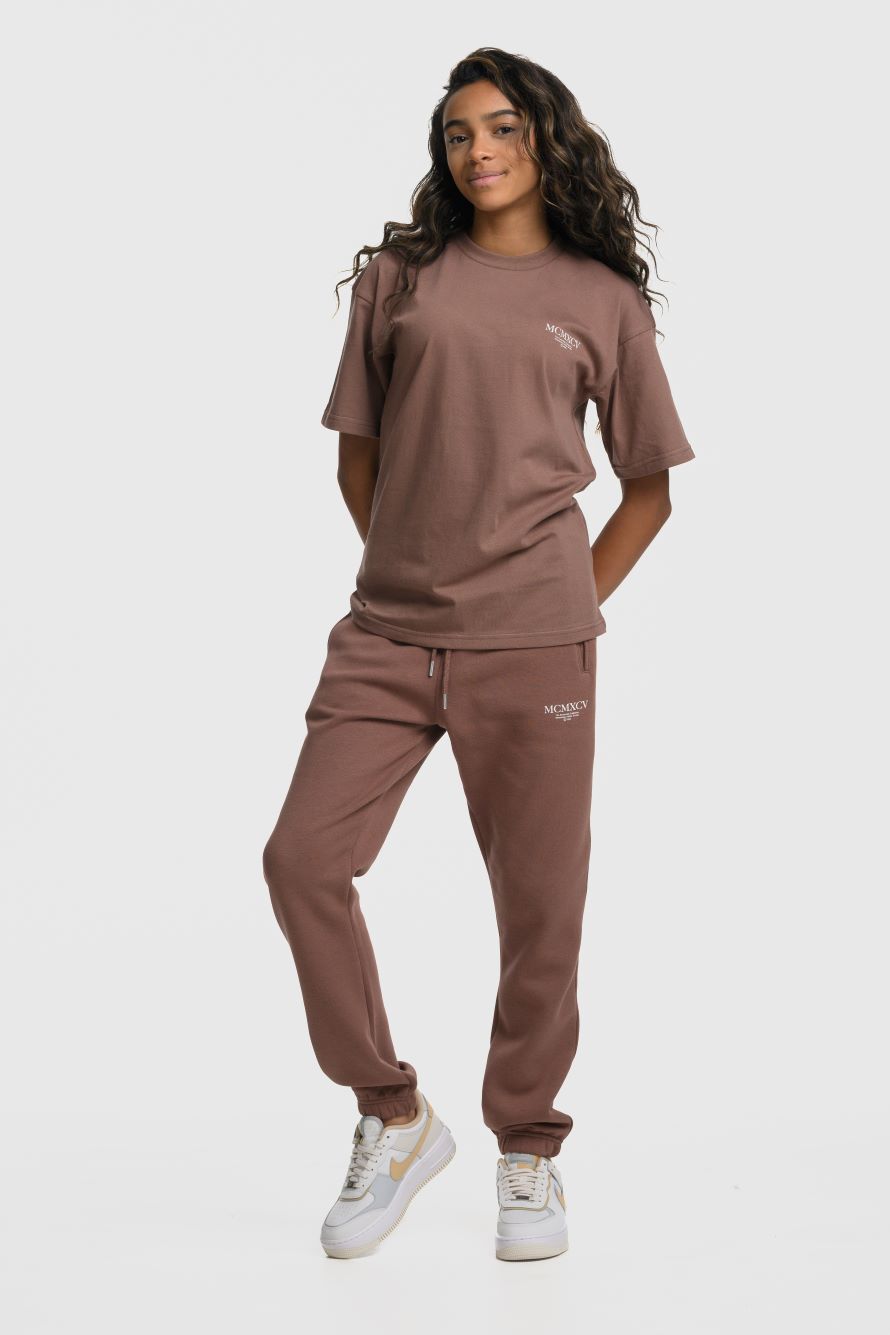 Bundle Pack - Beck & Hersey GLACIER Girls Tracksuit & T-Shirt Set - Cappuccino