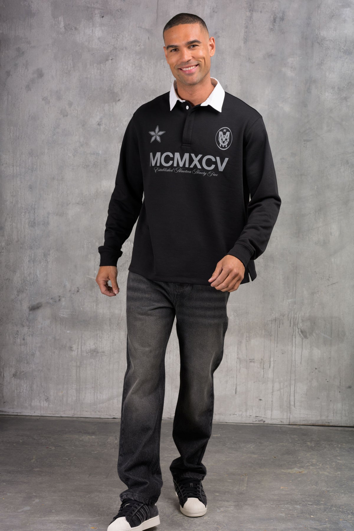 HAMPTON POLO SHIRT - BLACK