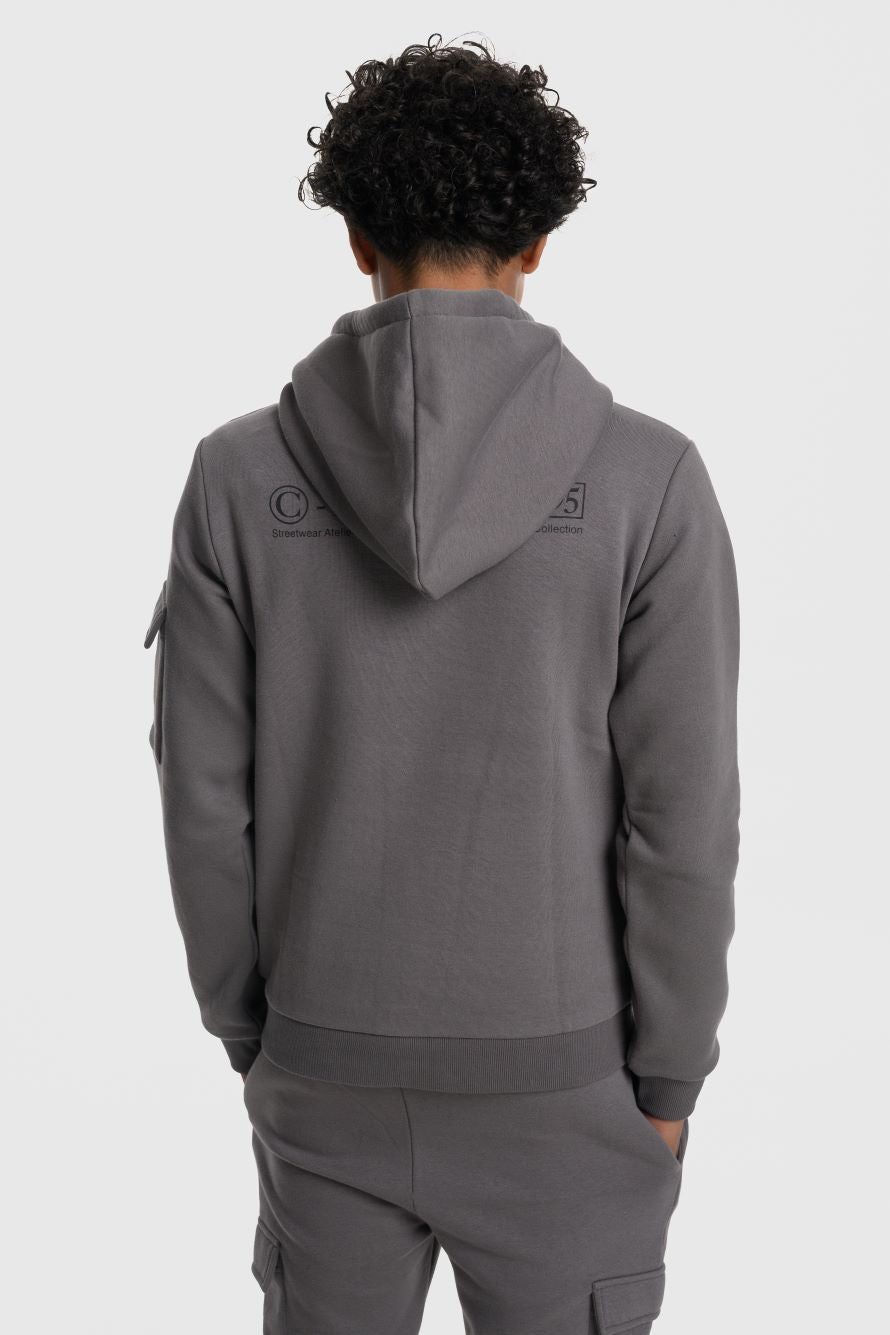 INTEGER BOYS HOODIE - CHARCOAL