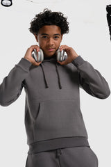 INTEGER BOYS HOODIE - CHARCOAL