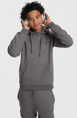 INTEGER BOYS HOODIE - CHARCOAL