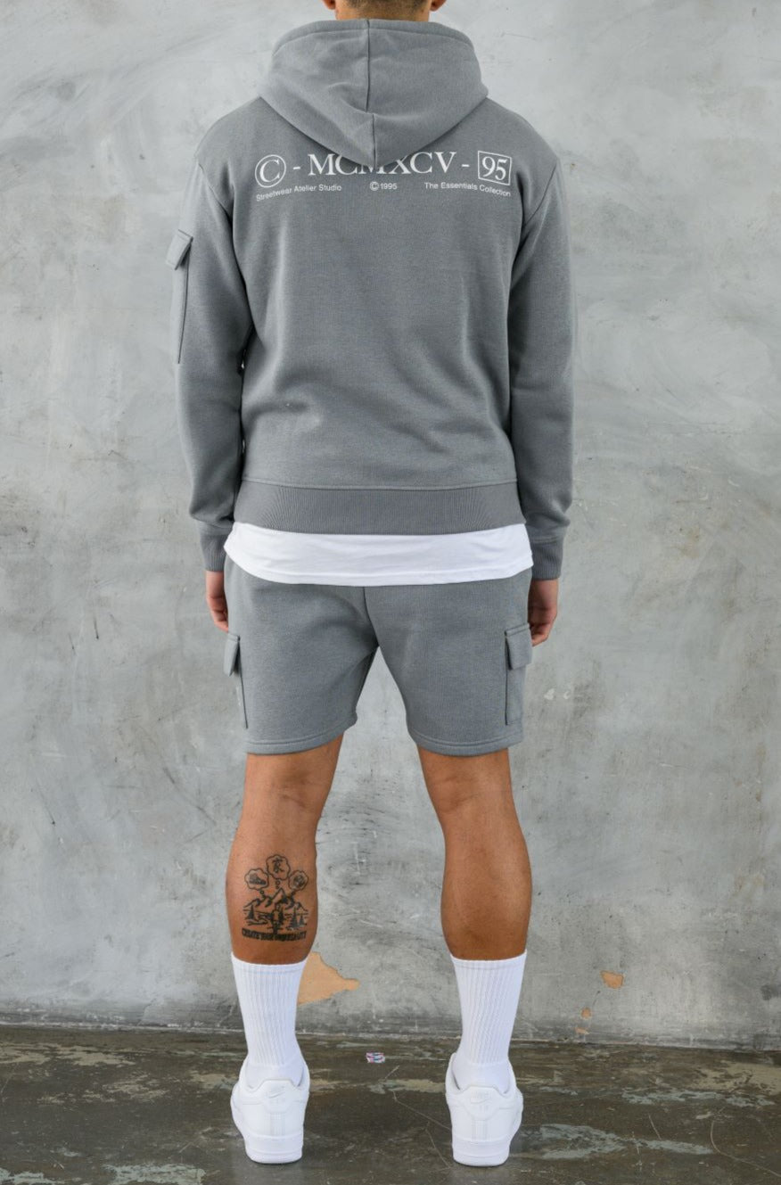 INTEGER HOODIE - LAVA GREY