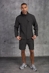 JETSTAR JACKET & SHORT SET - IRON GREY