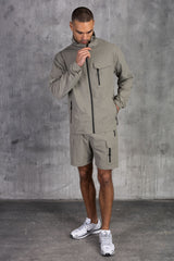 JETSTAR JACKET & SHORT SET - LT KHAKI