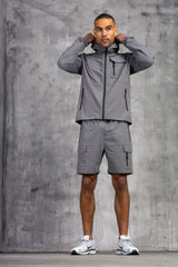 JETSTAR SHORT - MID GREY