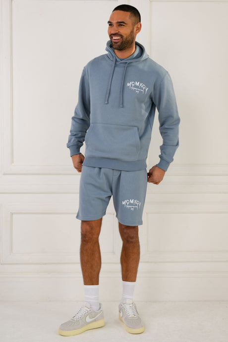 KARSON FLEECE SHORT - BLUE
