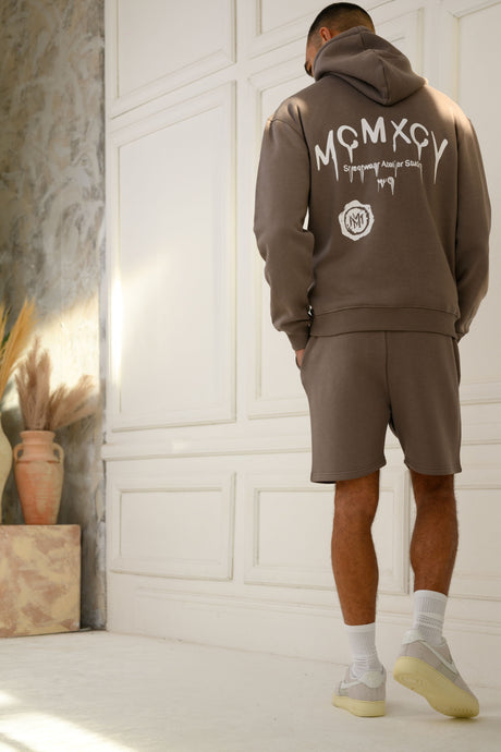 KARSON FLEECE SHORT - CINDER