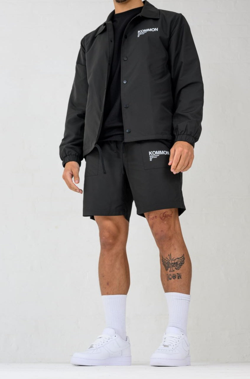 KEL JACKET & SHORT BUNDLE - BLACK