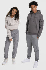 ELITE BOYS CARGO PANTS - MID GREY