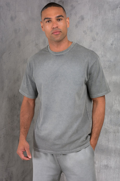 LAVARE PREMIUM TRACKSUIT & TEE - WASHED GREY
