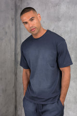LAVARE PREMIUM TRACKSUIT & T-SHIRT SET - WASHED NAVY