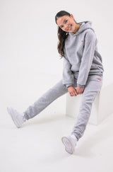 MAYA GIRLS HOODIE - GREY MARL