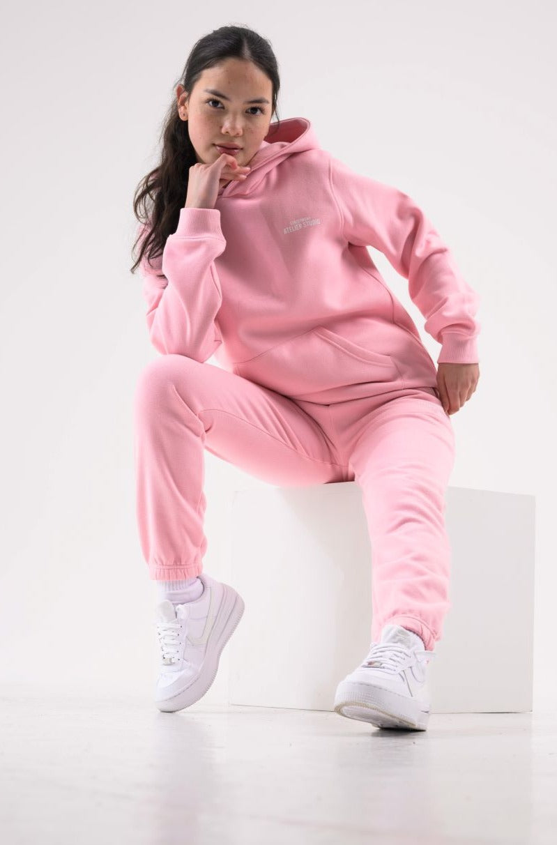 MAYA GIRLS HOODIE - CANDY PINK