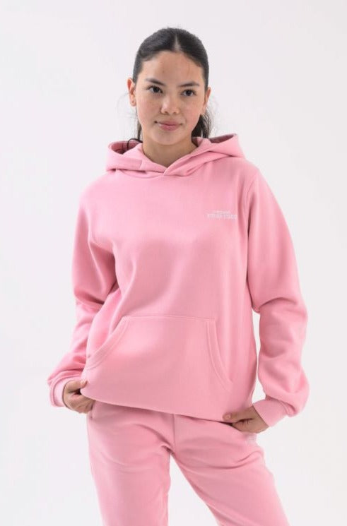 MAYA GIRLS HOODIE - CANDY PINK