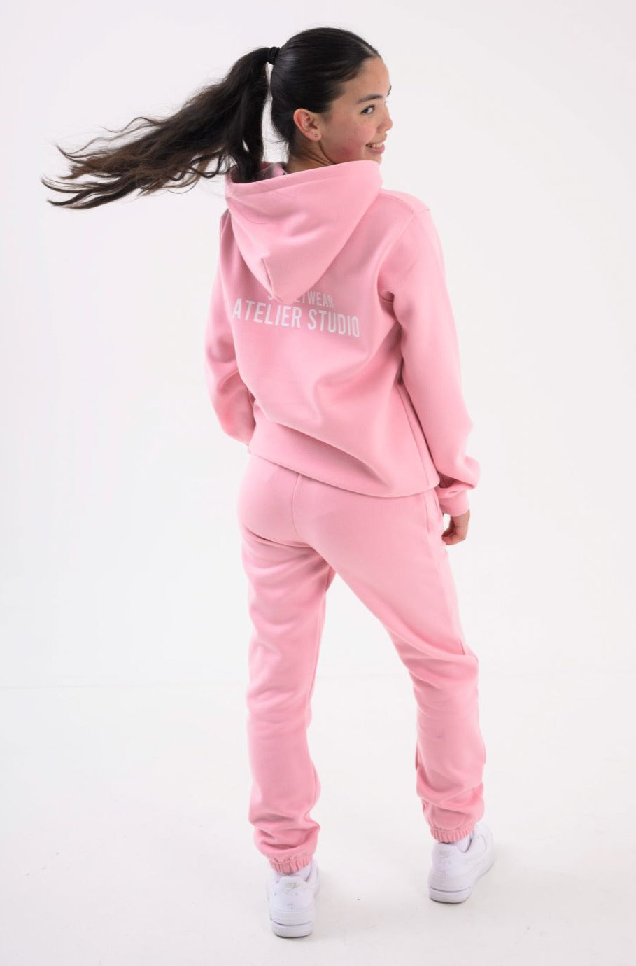 MAYA GIRLS HOODIE - CANDY PINK