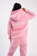 MAYA GIRLS HOODIE - CANDY PINK