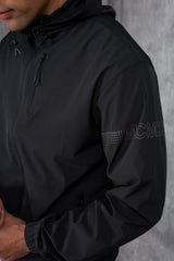 OLYMPUS WINDBREAKER JACKET & SHORT SET- BLACK