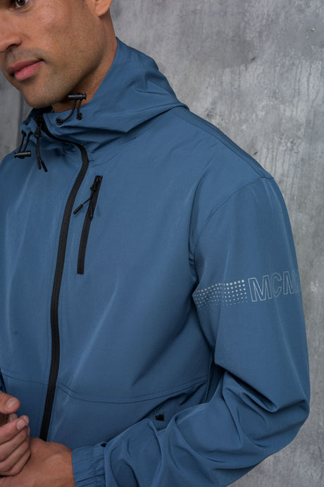 OLYMPUS WINDBREAKER JACKET & SHORT SET- BLUE