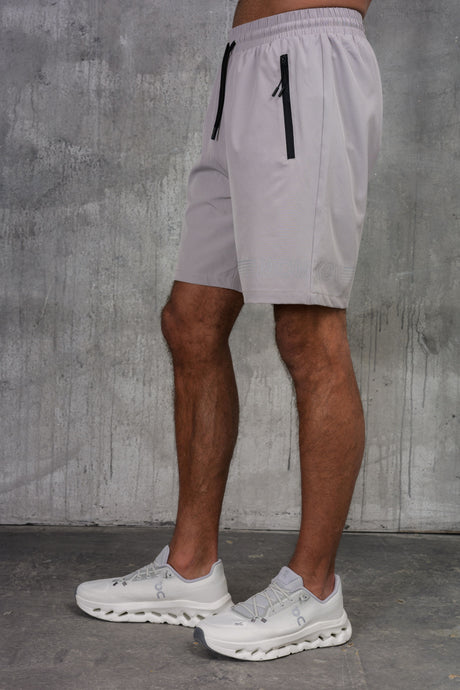 OLYMPUS WINDBREAKER JACKET & SHORT SET- ICE GREY