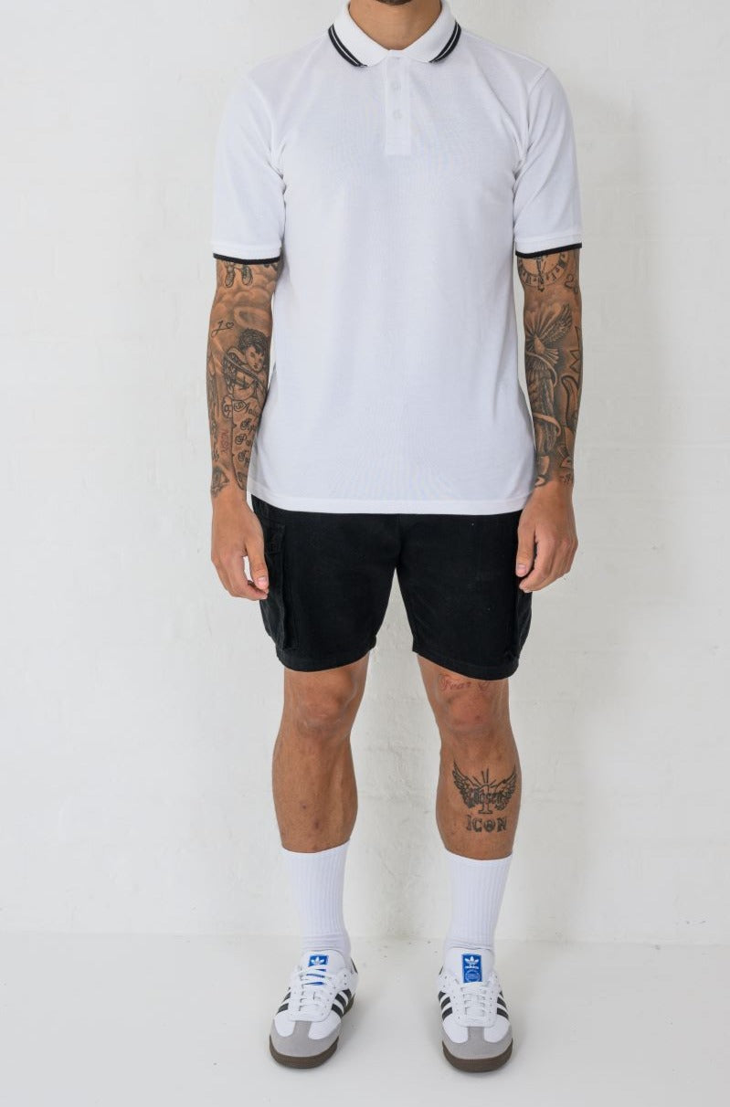 OREGA POLO SHIRT - WHITE