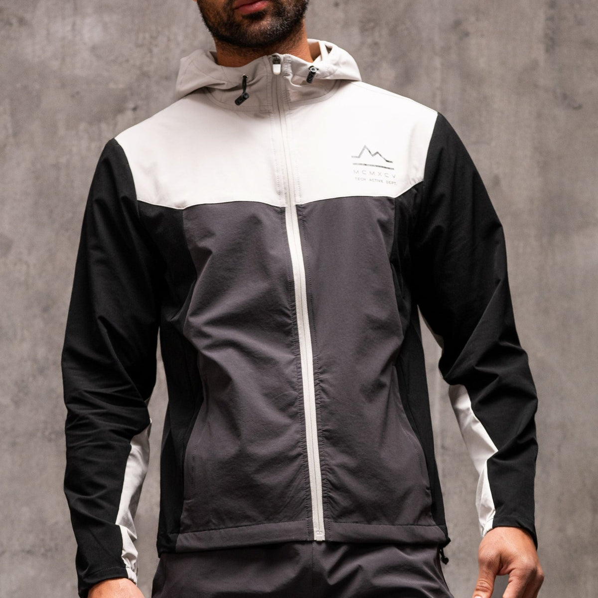 PULSE TECH JACKET - ASH/DKCHAR/BLK – Beck and Hersey