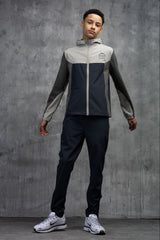 PULSE JUNIOR TECH TRACKSUIT- STONE/OMBRE/CHARCOAL