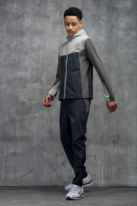 PULSE JUNIOR TECH TRACKSUIT- STONE/OMBRE/CHARCOAL
