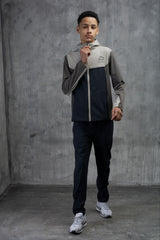 PULSE JUNIOR TECH TRACKSUIT- STONE/OMBRE/CHARCOAL
