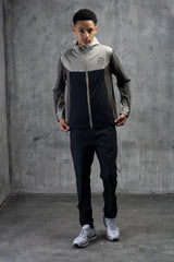 PULSE JUNIOR TECH TRACKSUIT- STONE/OMBRE/CHARCOAL