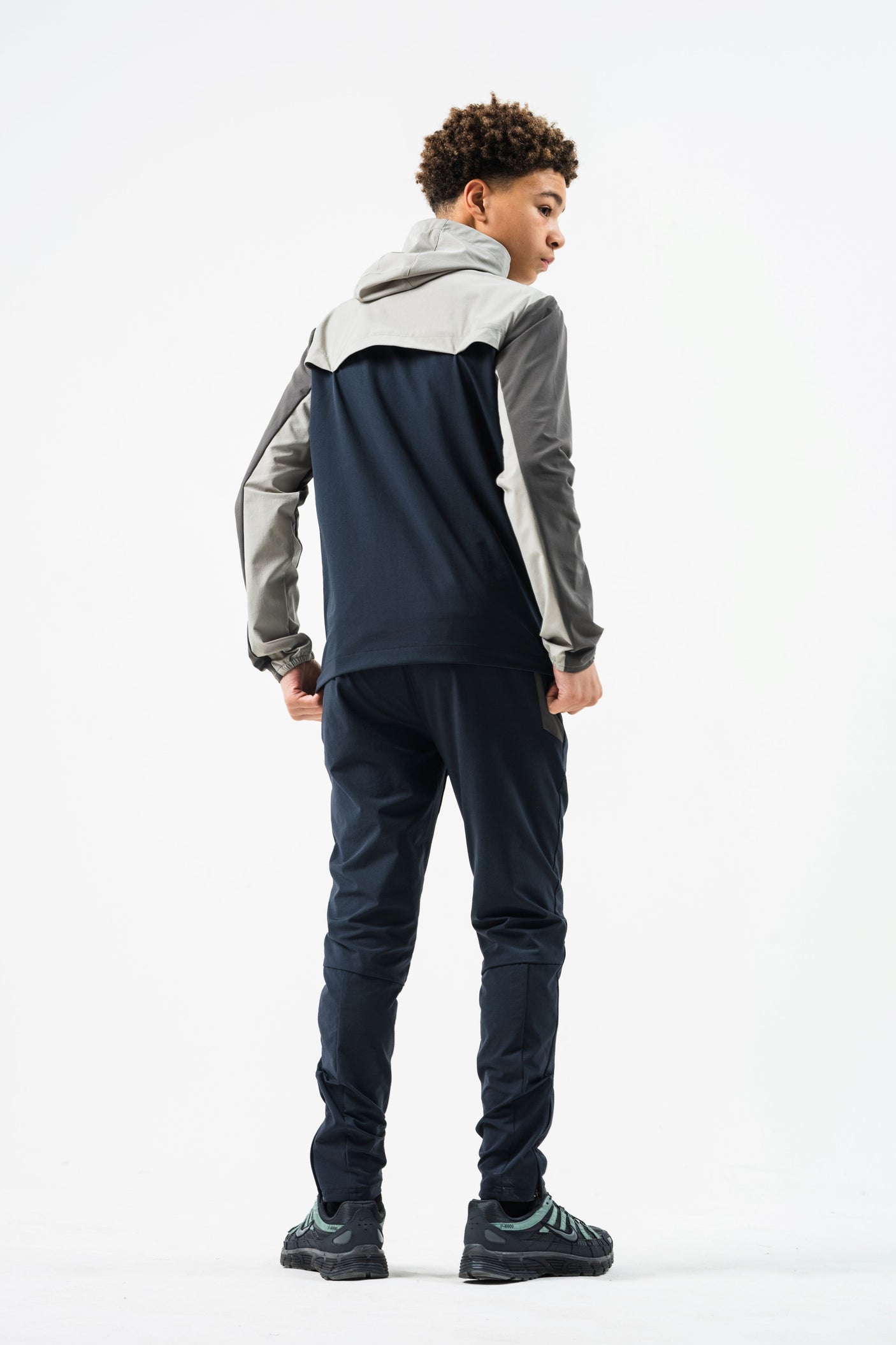 PULSE JUNIOR TECH TRACKSUIT- STONE/OMBRE/CHARCOAL