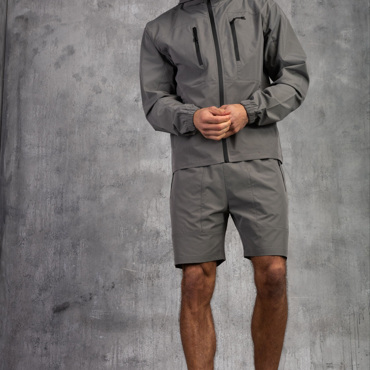 RAPTOR JACKET & SHORT SET - CHARCOAL – Beck and Hersey