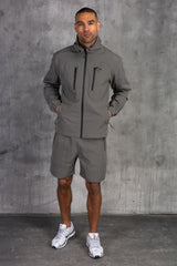 RAPTOR JACKET & SHORT SET - CHARCOAL