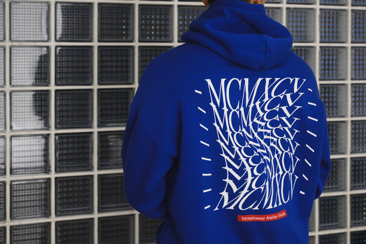 SICILY OVERSIZED HOODIE - BLUE