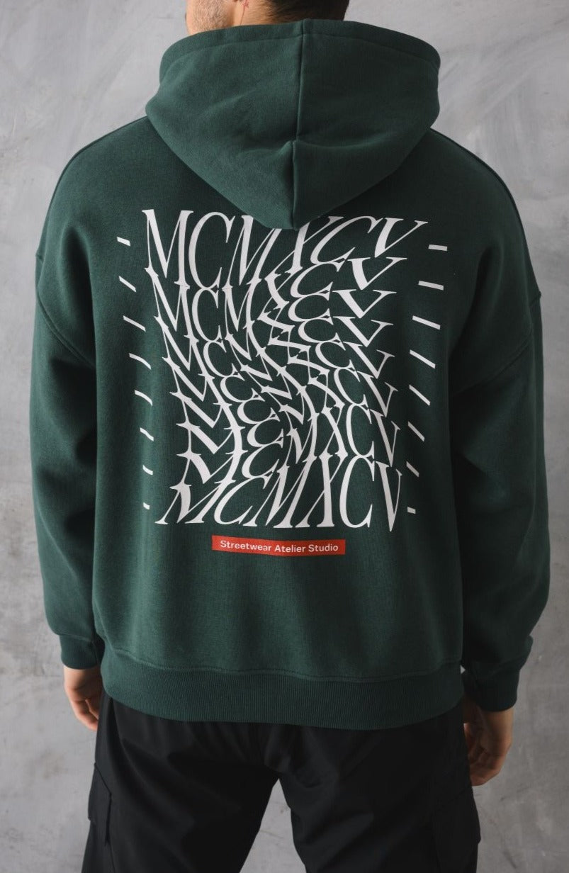 SICILY OVERSIZED HOODIE - GREEN