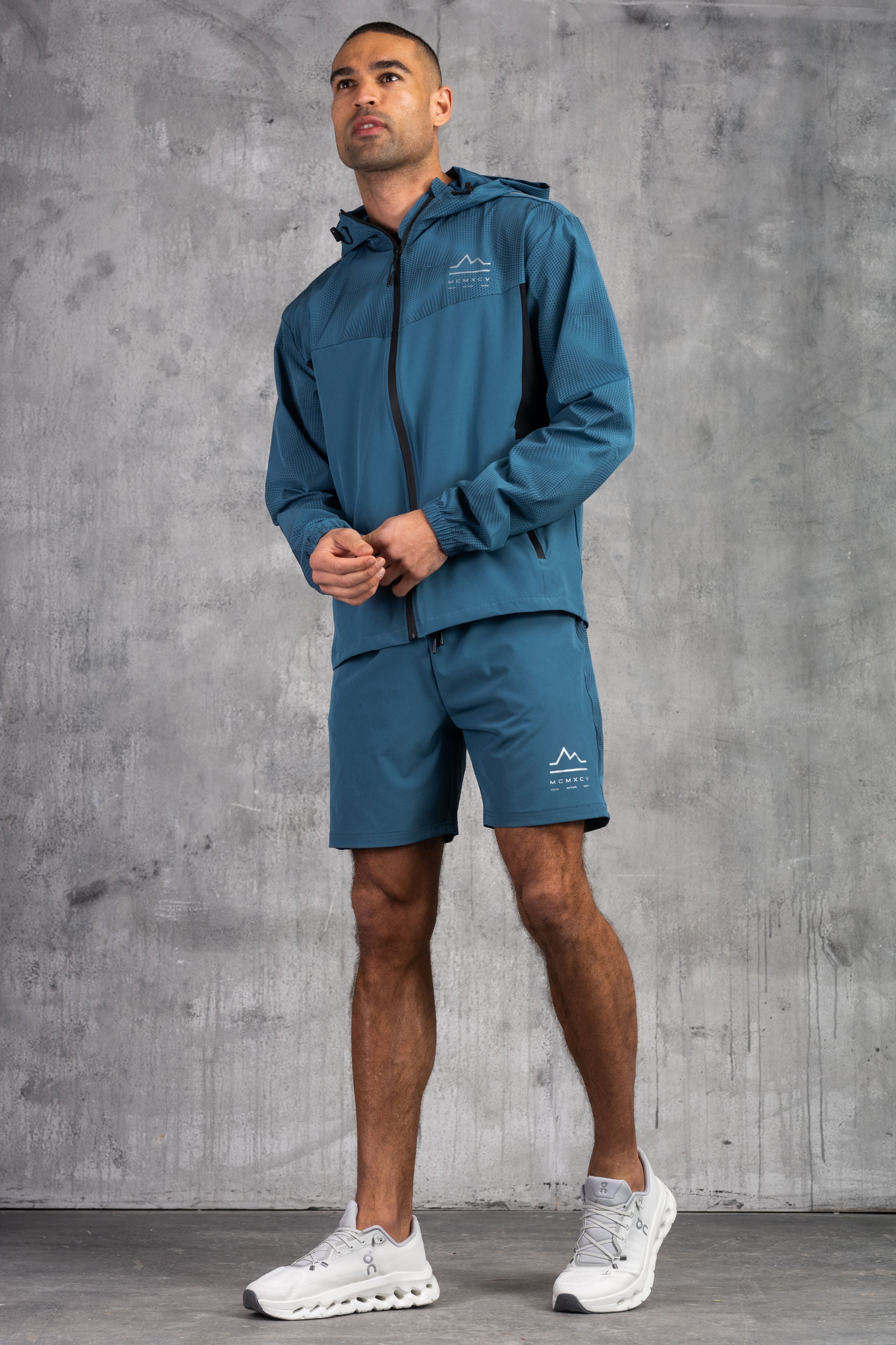 STARFIRE WINDBREAKER JACKET & SHORT - LT PETROL – Beck and Hersey