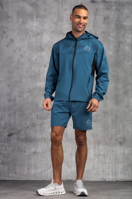 STARFIRE WINDBREAKER JACKET & SHORT - LT PETROL