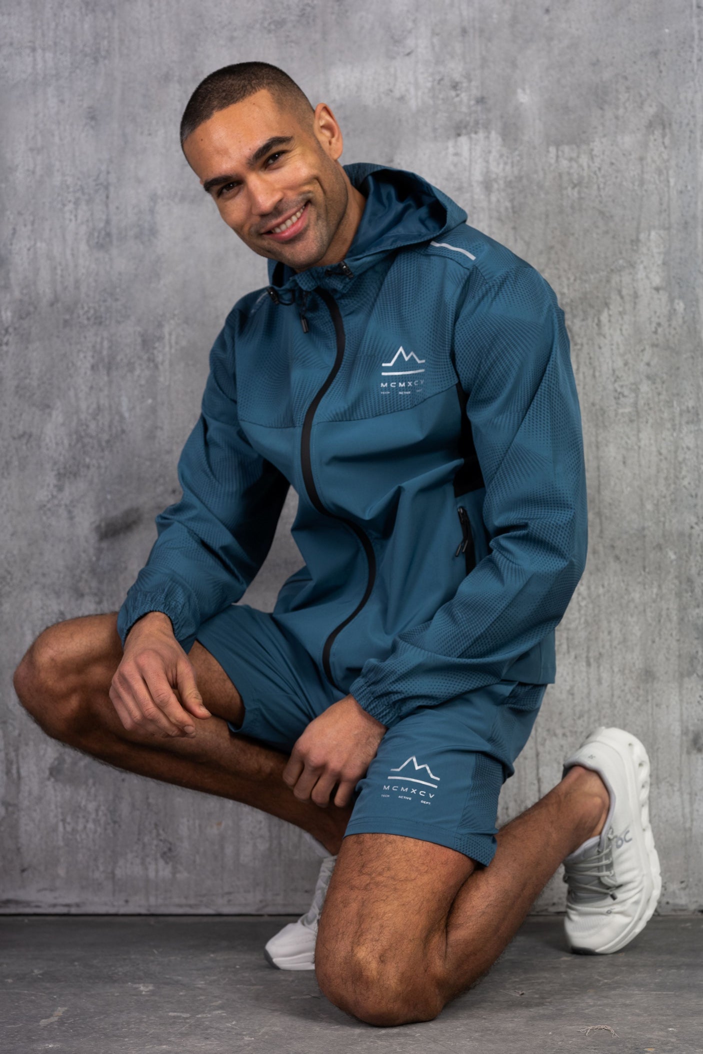 STARFIRE WINDBREAKER JACKET & SHORT - LT PETROL