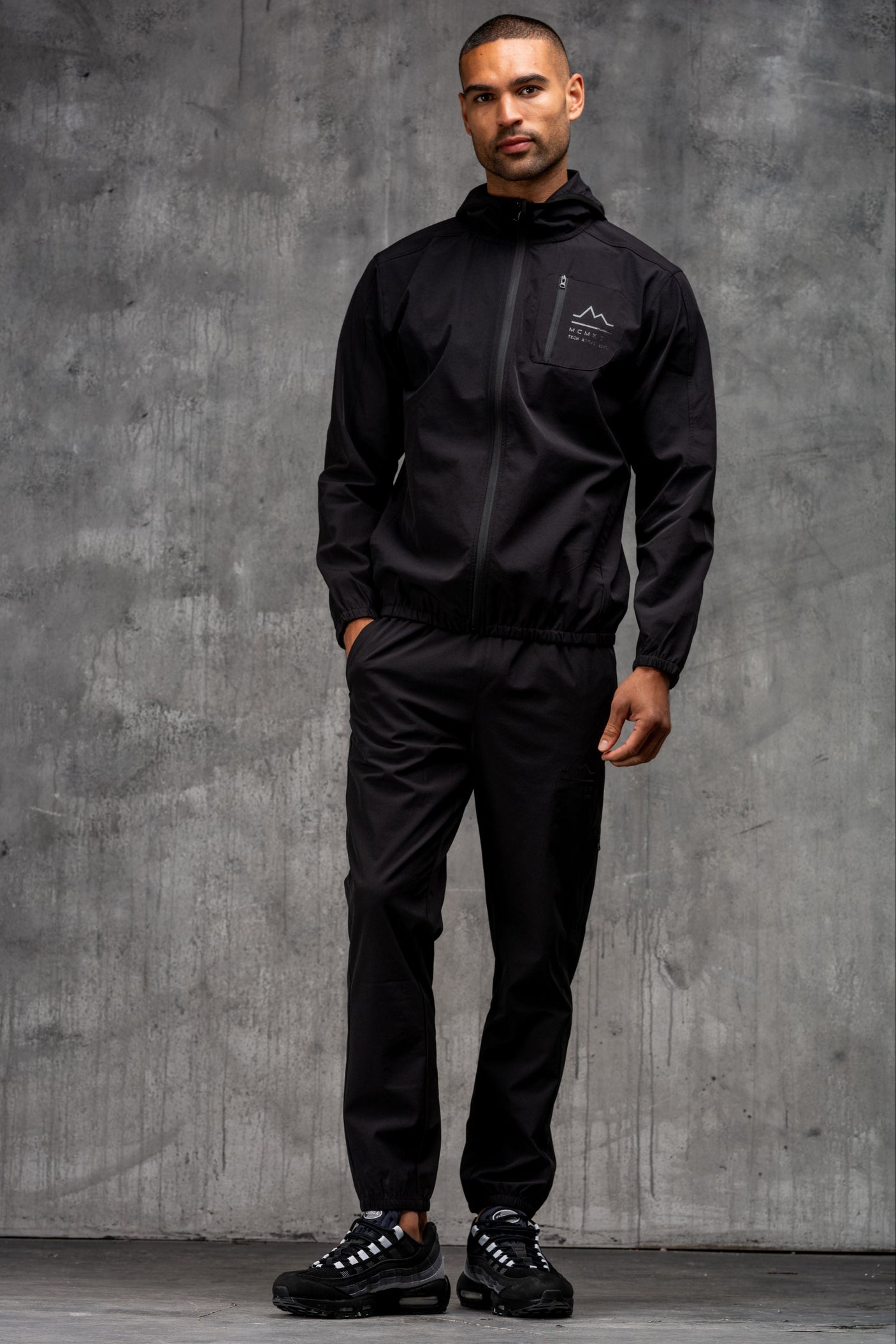 STEALTH TECH JACKET & PANT - BLACK
