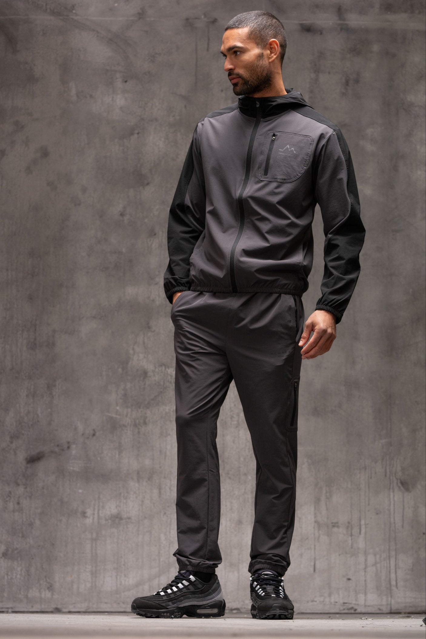 STEALTH TECH JACKET & PANT - DK CHARCOAL/BLACK