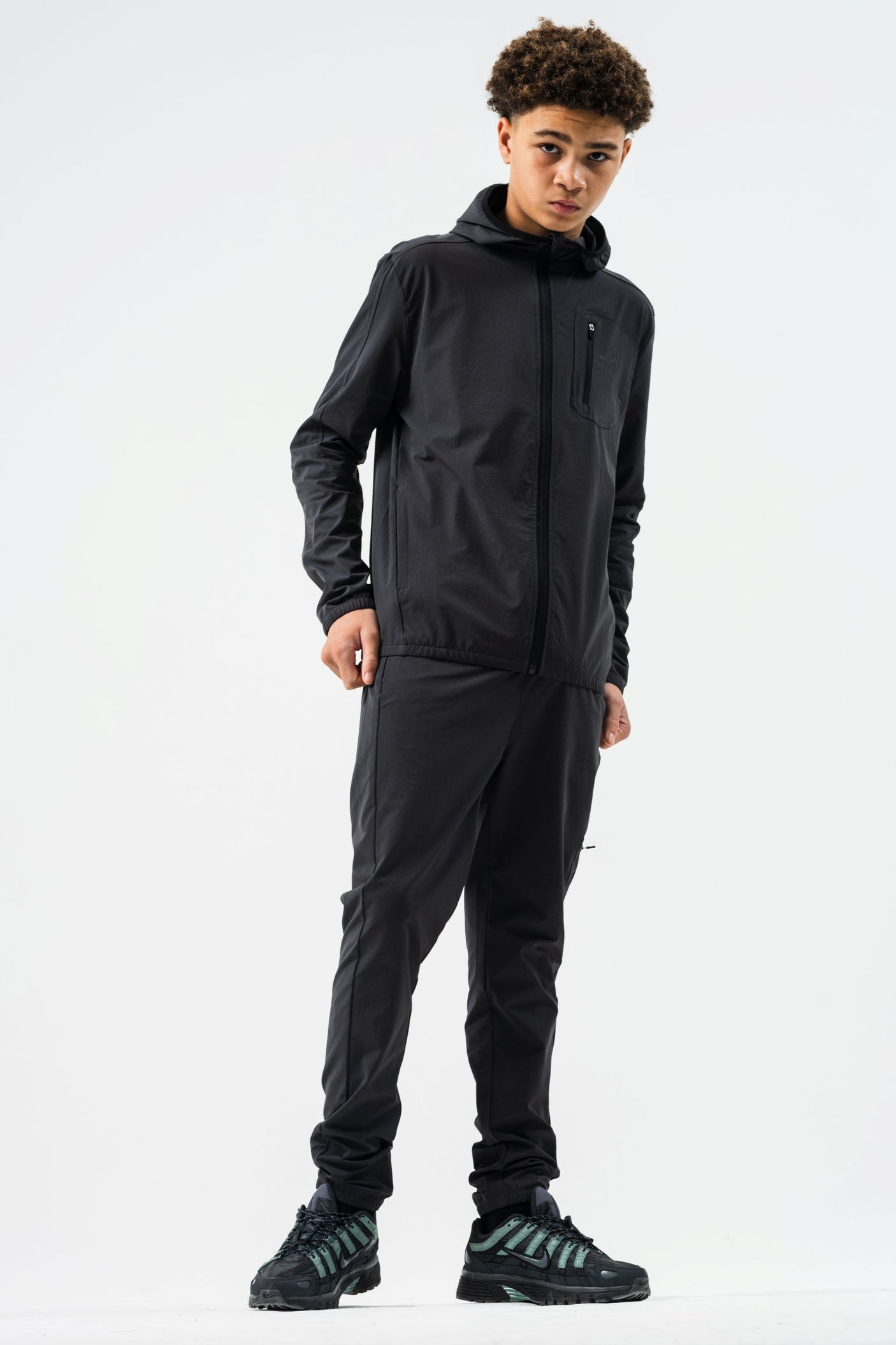 STEALTH JUNIOR TECH TRACKSUIT- CHARCOAL