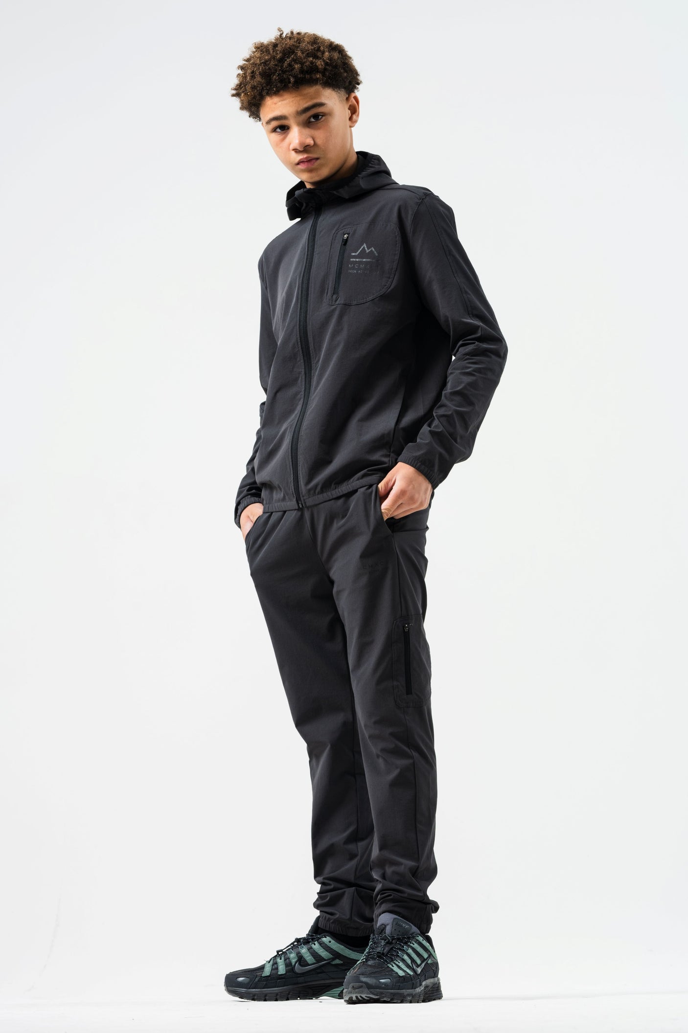 STEALTH JUNIOR TECH TRACKSUIT- CHARCOAL
