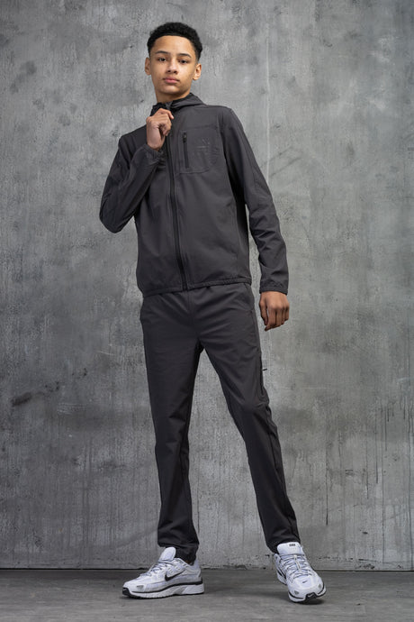 STEALTH JUNIOR TECH TRACKSUIT- CHARCOAL