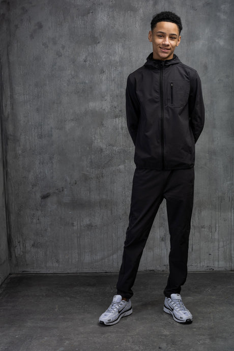 STEALTH JUNIOR TECH TRACKSUIT- CHARCOAL