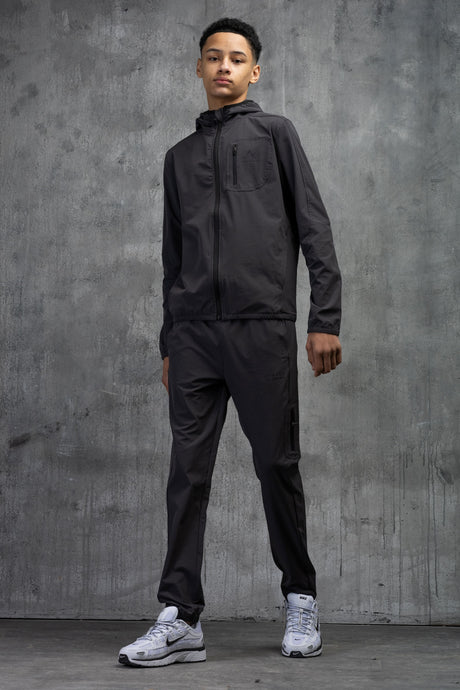STEALTH JUNIOR TECH TRACKSUIT- CHARCOAL