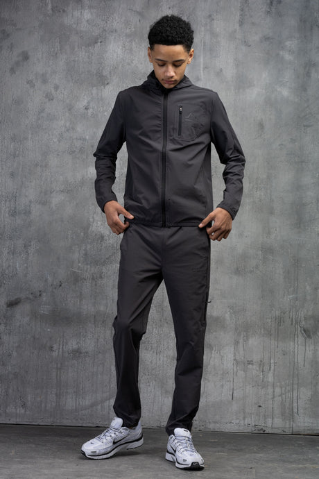 STEALTH JUNIOR TECH TRACKSUIT- CHARCOAL