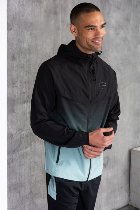 SURGE WINDBREAKER JACKET & SHORT - MINT/BLACK