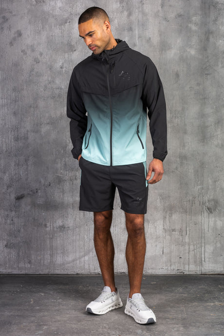 SURGE WINDBREAKER JACKET & SHORT - MINT/BLACK